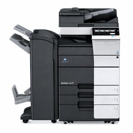 Konica Minolta bizhub C458 mit Finisher